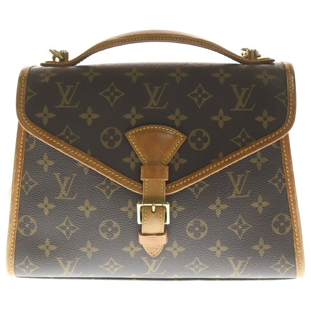 LOUIS VUITTON Monogram Bel Air Shoulder Bag Handbag Brown Leather